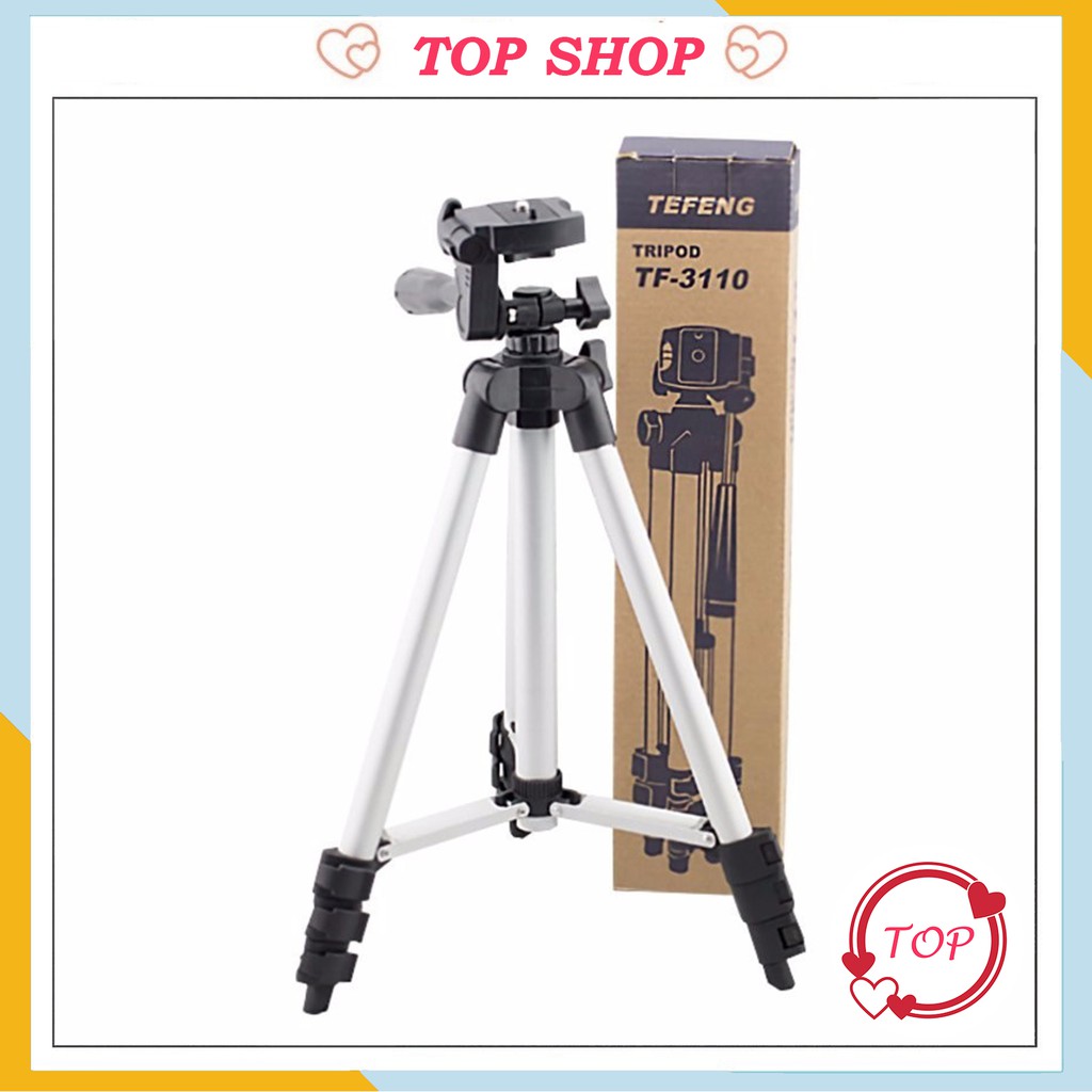 Giá đỡ điện thoại, máy ảnh Tripod-3110 ,chụp hình, live stream, quay video, remote bluetooth từ xa cực tiện lợi/Munshop