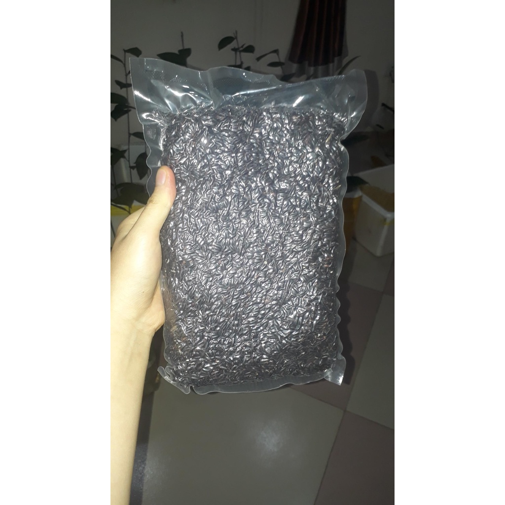 Gạo Lứt Đen Dẻo Cho Người Ăn Kiêng Giảm Cân Cao Cấp Hút Chân Không Túi 1kg