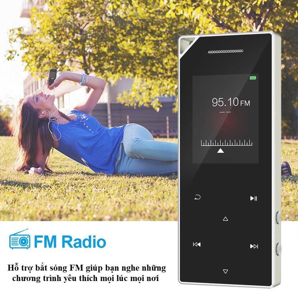 [Mã ELHACE giảm 4% đơn 300K] Máy nghe nhạc Hifi 2019 Ruizu D05 - Máy nghe nhạc Lossless bộ nhớ trong 8G