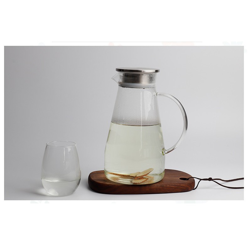 Bình Đựng Nước Đẹp Thủy Tinh Chịu Nhiệt Cao Cấp Chính Hãng Dlicsy JYW94 Dung Tích 1500ml