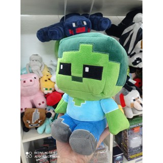 Gấu bông minecraft chibi nhân vật Zombie