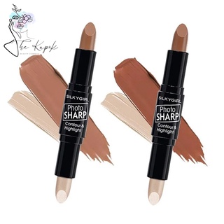 Thỏi tạo khối và highlight - silkygirl photo sharp contour & highlight 8g