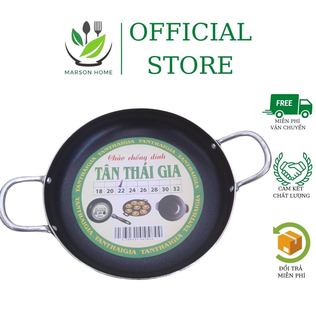 Chảo Chông Dính 2 Quai Tân Thái Gia Đảm Bảo Chống Dính - Gia Dụng Việt