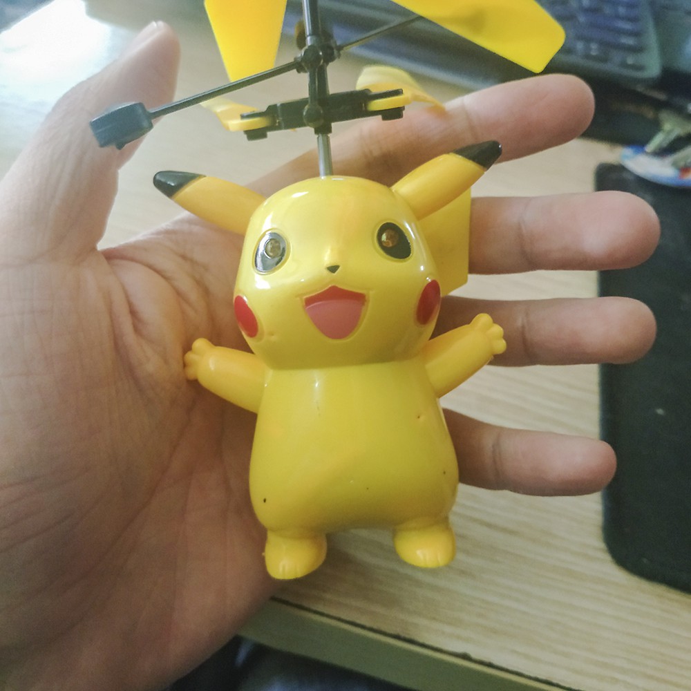 Trực Thăng Cảm Ứng Đẩy Tay Mini Vàng