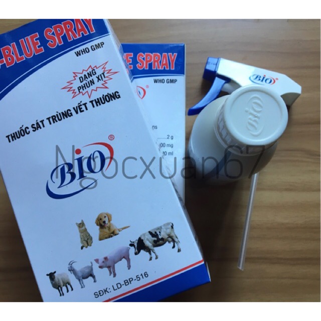 Thuốc xịt sát trùng vết thương BIO-BLUE SPRAY 150ml