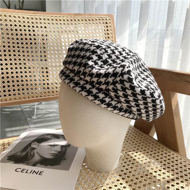 Mũ beret họa sĩ phong cách Hàn Quốc thời trang thu đông dành cho nữ