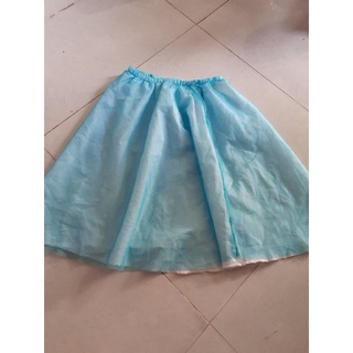 Chân váy ren 2 lớp màu xanh free size thanh lý