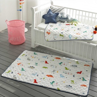 [HÀNG CÓ SẴN, 100% HÀNG NHẬP TỪ HÀN VỀ, THẢM CHỐNG THẤM CHO BÉ BỎ BỈM, MADE IN KOREA 100%, MẪU KHỦNG LONG RẤT ĐẸP