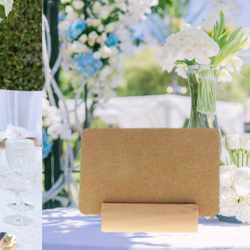 Set 20 Giá Đỡ Thẻ Số Bàn Bằng Gỗ Cho Tiệc Cưới/Tiệc Tùng