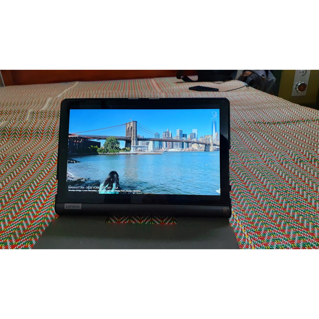 Máy tính bảng Lenovo Yoga Smart Tab 10" 2019, Tặng Cường lực, Loa JBLx2 by Dolby Atmos, Full 4G+Wifi | BigBuy360 - bigbuy360.vn