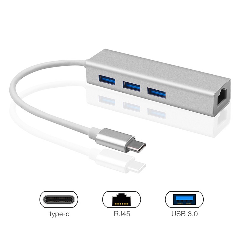 Bộ Chuyển Đổi Usb Type-C Sang Rj45 1000 Mbps | BigBuy360 - bigbuy360.vn