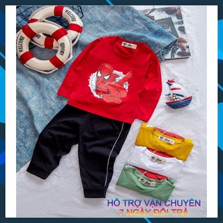 [22-35kg]Bộ dài siêu nhân, khủng long cotton 4 chiều Sài Gòn