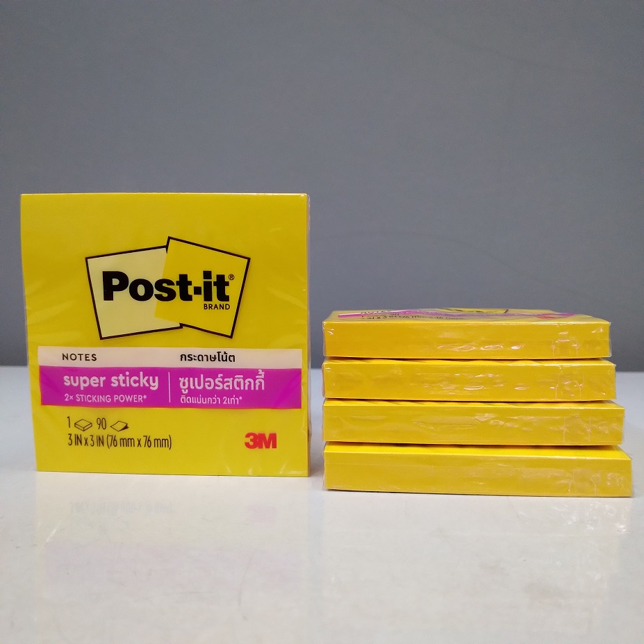 Giấy Dán Siêu Dính 3m Post-It 654 1SS3Y Kích Thước 3 Inch x 3 Inch