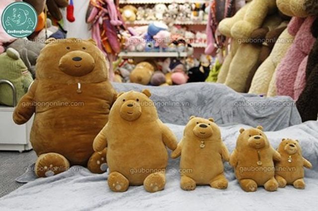 We are Bear- Anh em nhà gấu cỡ 30 cm màu nâu, trắng, trắng đen