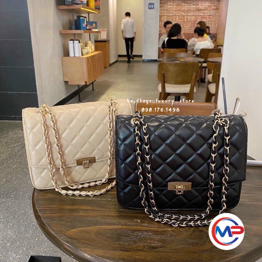 𝑭𝑹𝑬𝑬𝑺𝑯𝑰𝑷  Túi cnk trần trám size 24cm full logo shop tuyển sỉ