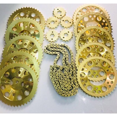 Full Bộ Nhông Sên Dĩa DID Vàng Của Thái Cho Các Loại Xe 9ly  sirus , wave / dream / ex135