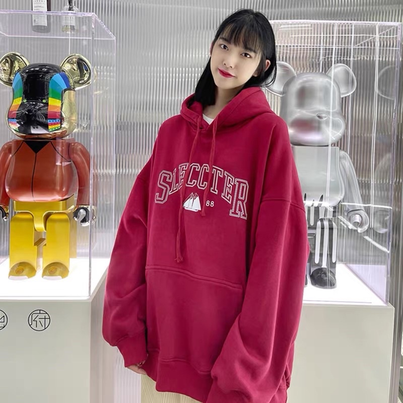 Áo Hoodie Tay Dài Túi Bụng Unisex SLECCTER 1988
