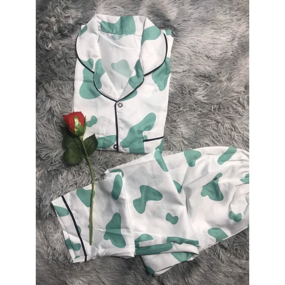 bộ pijama tay cộc quần dài hot hit