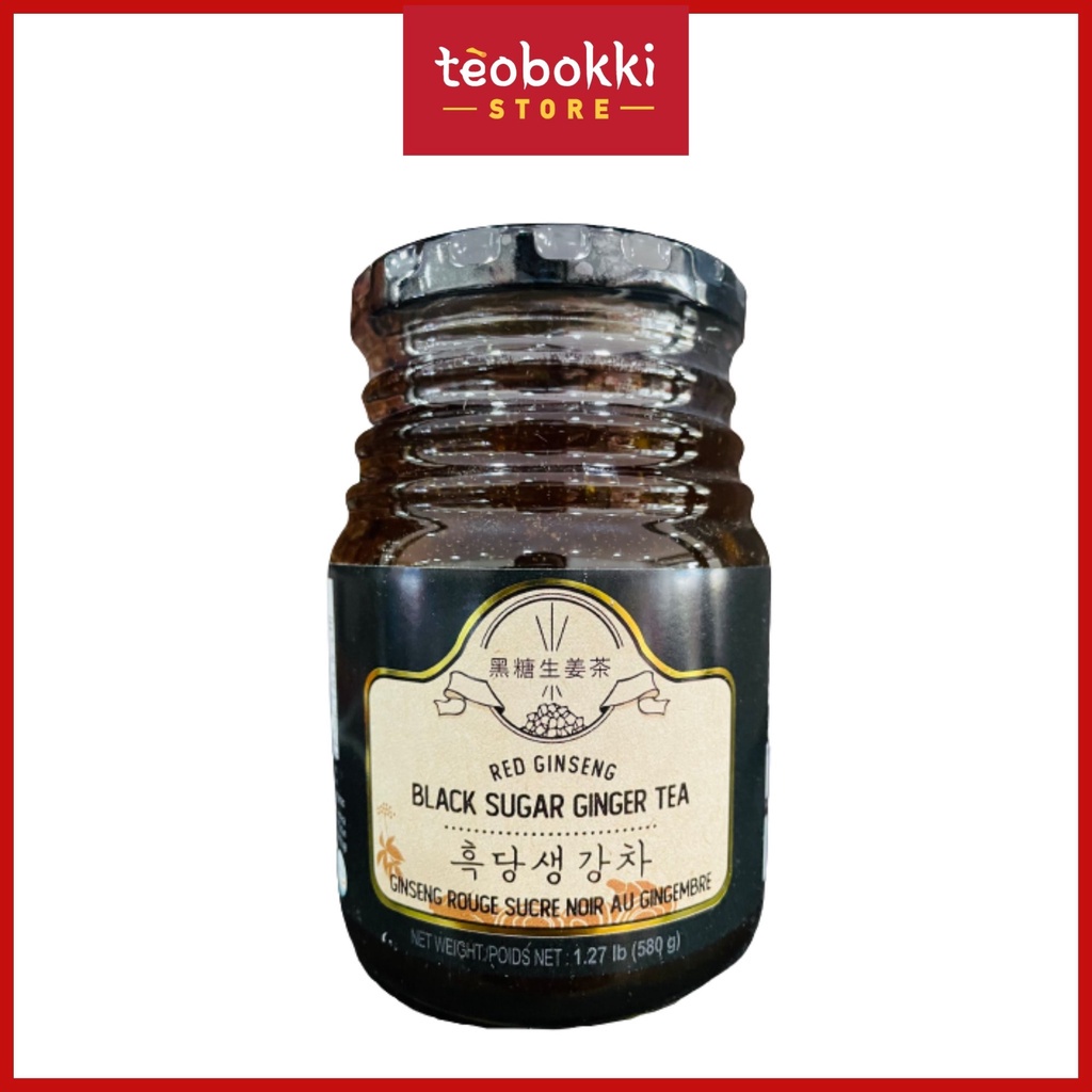 Trà gừng hồng sâm đường đen Damizle 580g