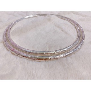 Kiềng bạc giả đeo cổ phục