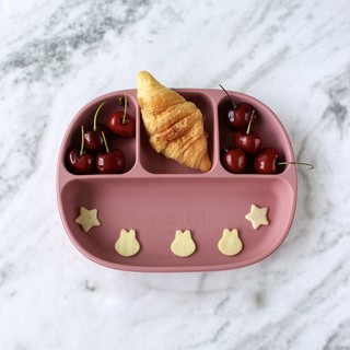 KHAY ĂN DẶM CÓ ĐẾ HÍT CHỐNG ĐỔ AN TOÀN CHO BÉ CO&BI - CHẤT LIỆU 100% SILICONE CAO CẤP