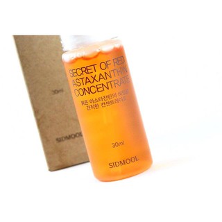 Tinh chất dưỡng trắng, mờ thâm nám, chống lão hóa SIDMOOL SECRET OF RED ASTAXANTHIN CONCENTRAT