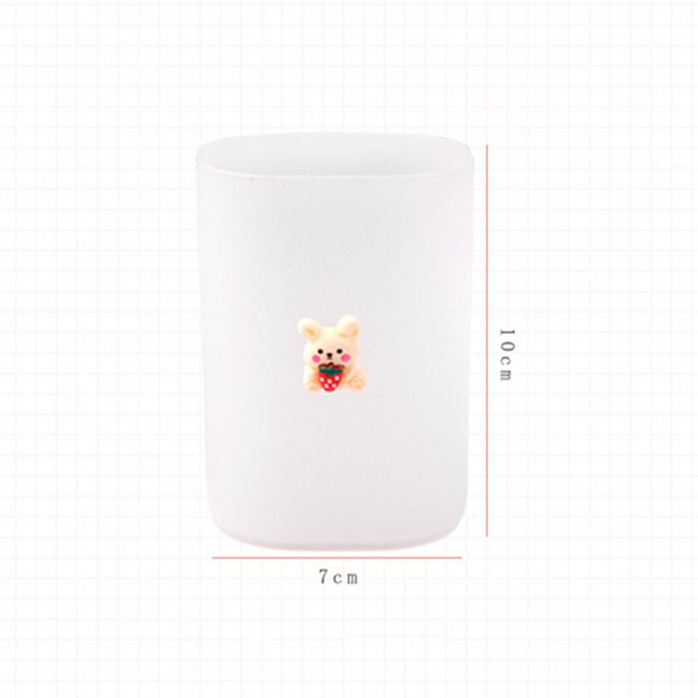 Hộp đựng bút/ cọ trang điểm để bàn đa năng in họa tiết hoạt hình dễ thương tiện dụng cho văn phòng/ trường học