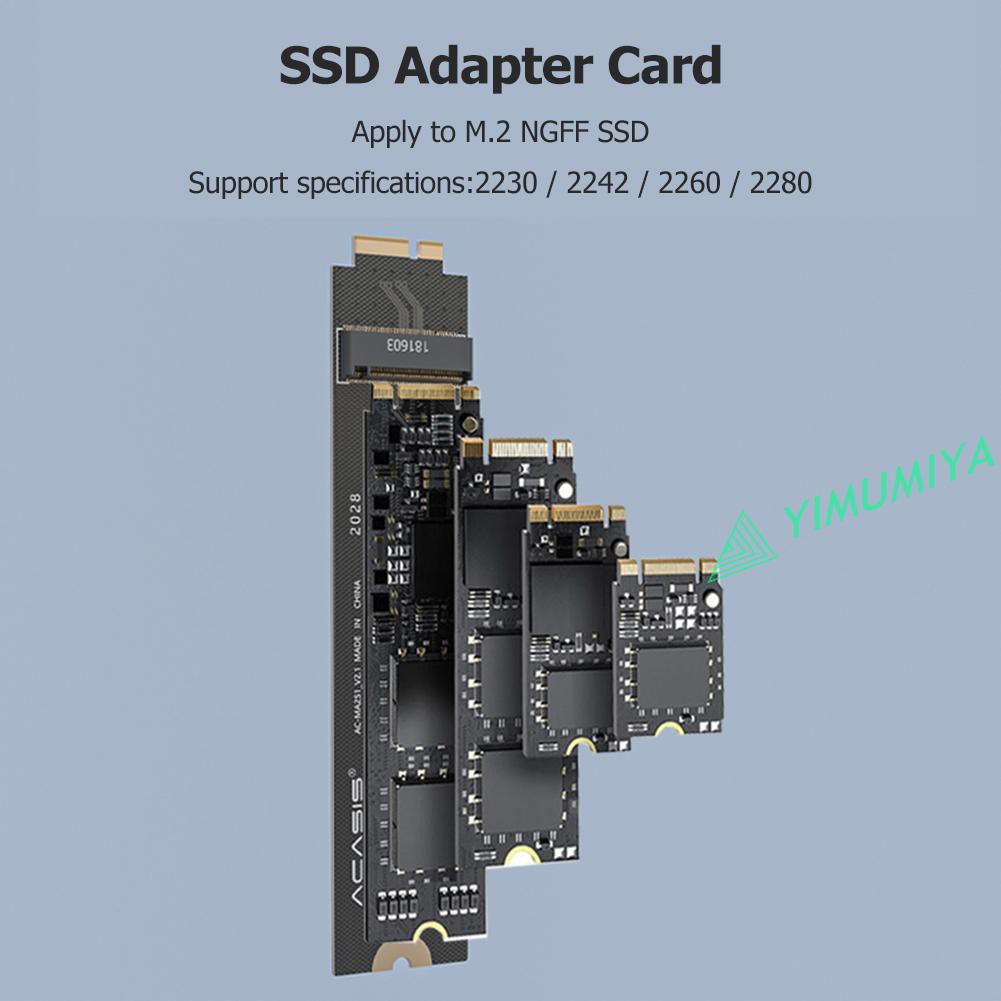 Thẻ Chuyển Đổi Acais Ma2S1 M.2 Ngff M2 Pcie Ssd Cho Macbook Air Pro 2013-2017