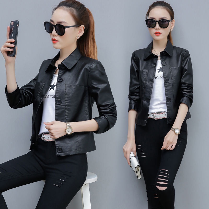 Áo Khoác Da denim Mỏng Dáng Rộng Ngắn Thời Trang Xuân Thu 2022 Cho Nữ
