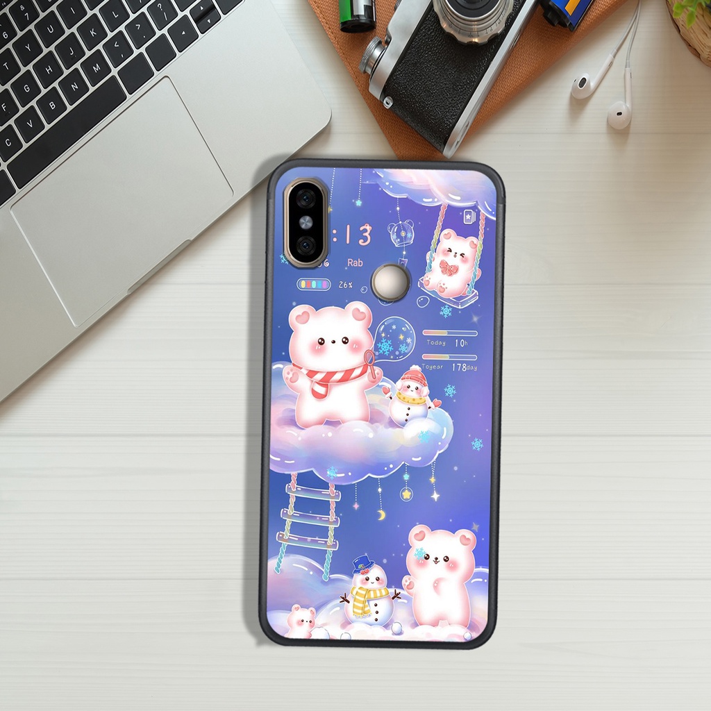 ỐP LƯNG XIAOMI REDMI NOTE 5 - NOTE 5 PRO - NOTE 6 - NOTE 6 PRO, IN HÌNH GẤU NÂU CHOCOLATE ĐÁNG YÊU.