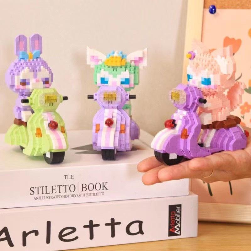 [NHIỀU MẪU] Đồ chơi lắp ráp 3D mô hình motor mô hình động vật đáng yêu cho bé