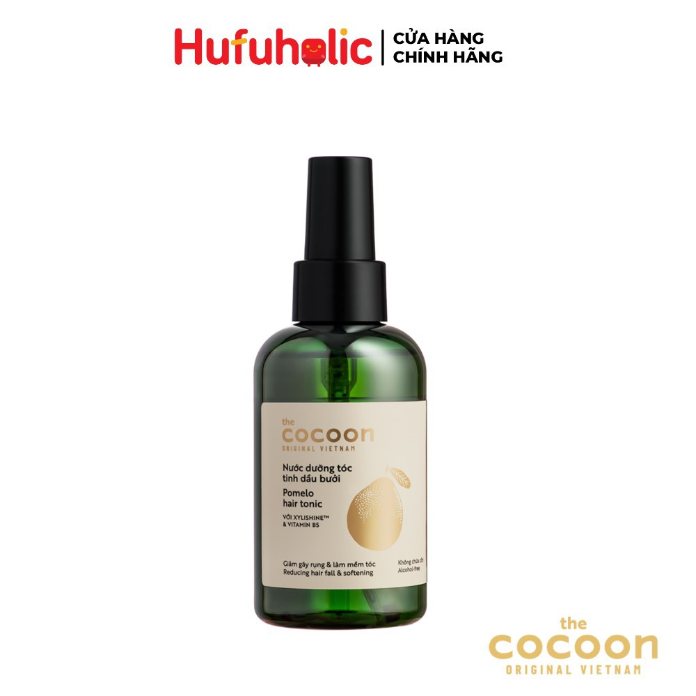 Nước dưỡng tóc tinh dầu bưởi COCOON Pomelo Hair Tonic 140ml COCN06