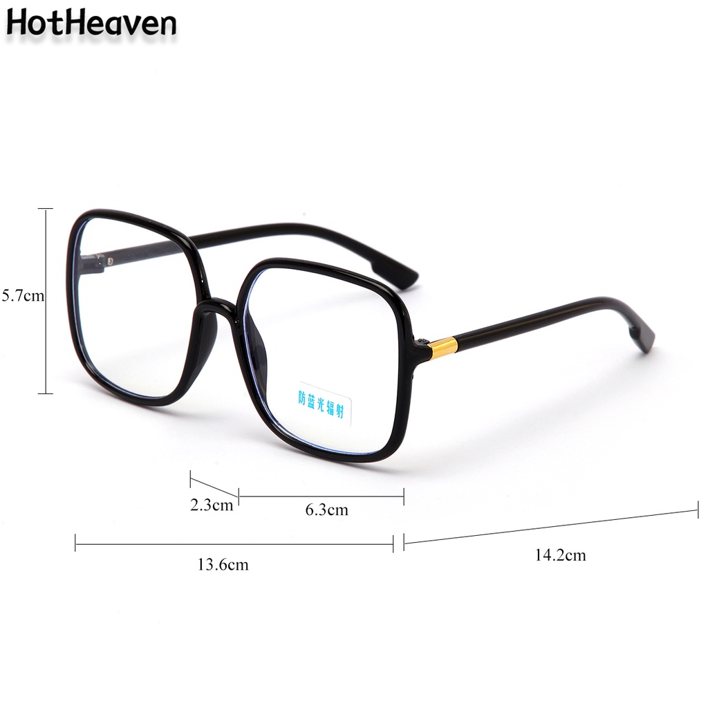 Mắt Kính Gọng Vuông Trong Suốt Chống Bức Xạ Ánh Sáng Xanh Thời Trang Unisex