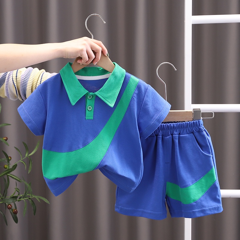 Áo Thun polo Phong Cách Hàn Quốc Thời Trang Mùa Hè Hàng Mới Dành Cho Bé Trai