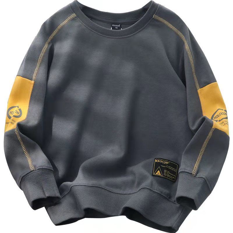 Áo Thun Cotton Cổ Tròn Thời Trang Xuân Thu Năm 2021 Cho Bé Trai