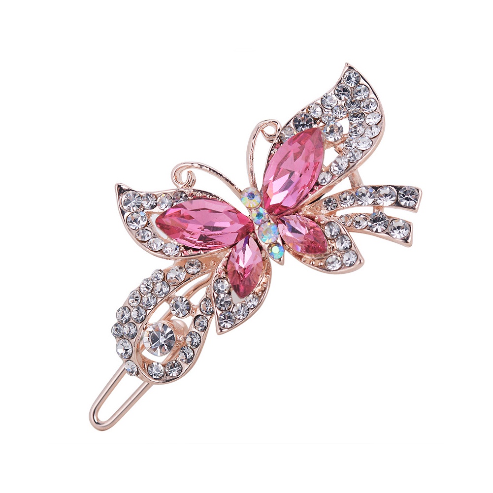 Kẹp Tóc Hình Bướm Đính Đá Thời Trang