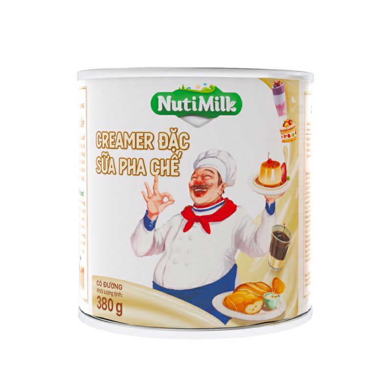 ( mới) sữa đặc nuti creamer lon 380g