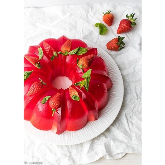 Bột Thạch Rau Câu Hương Dâu Dr. Oetker 90g