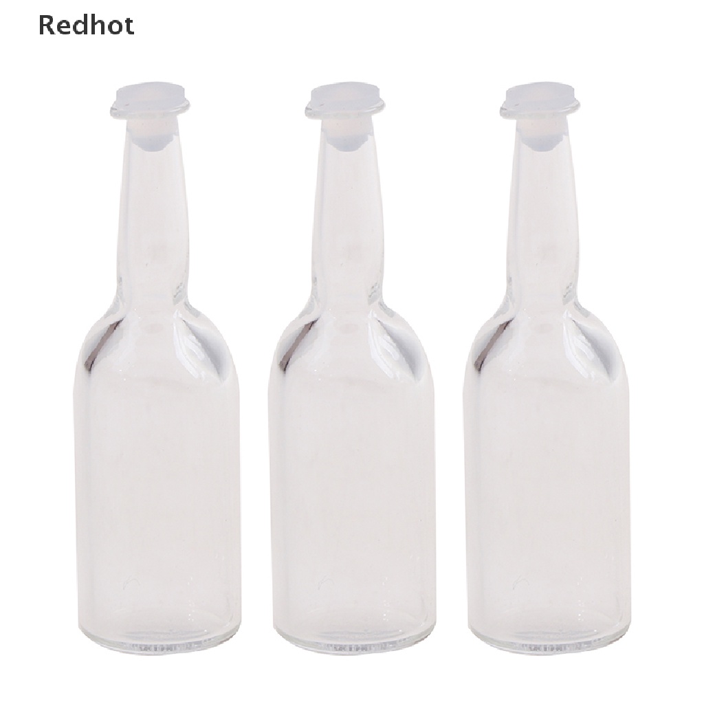 Bộ 3 Bình Thủy Tinh Mini Tỉ Lệ 1: 12 Trang Trí Nhà Búp Bê