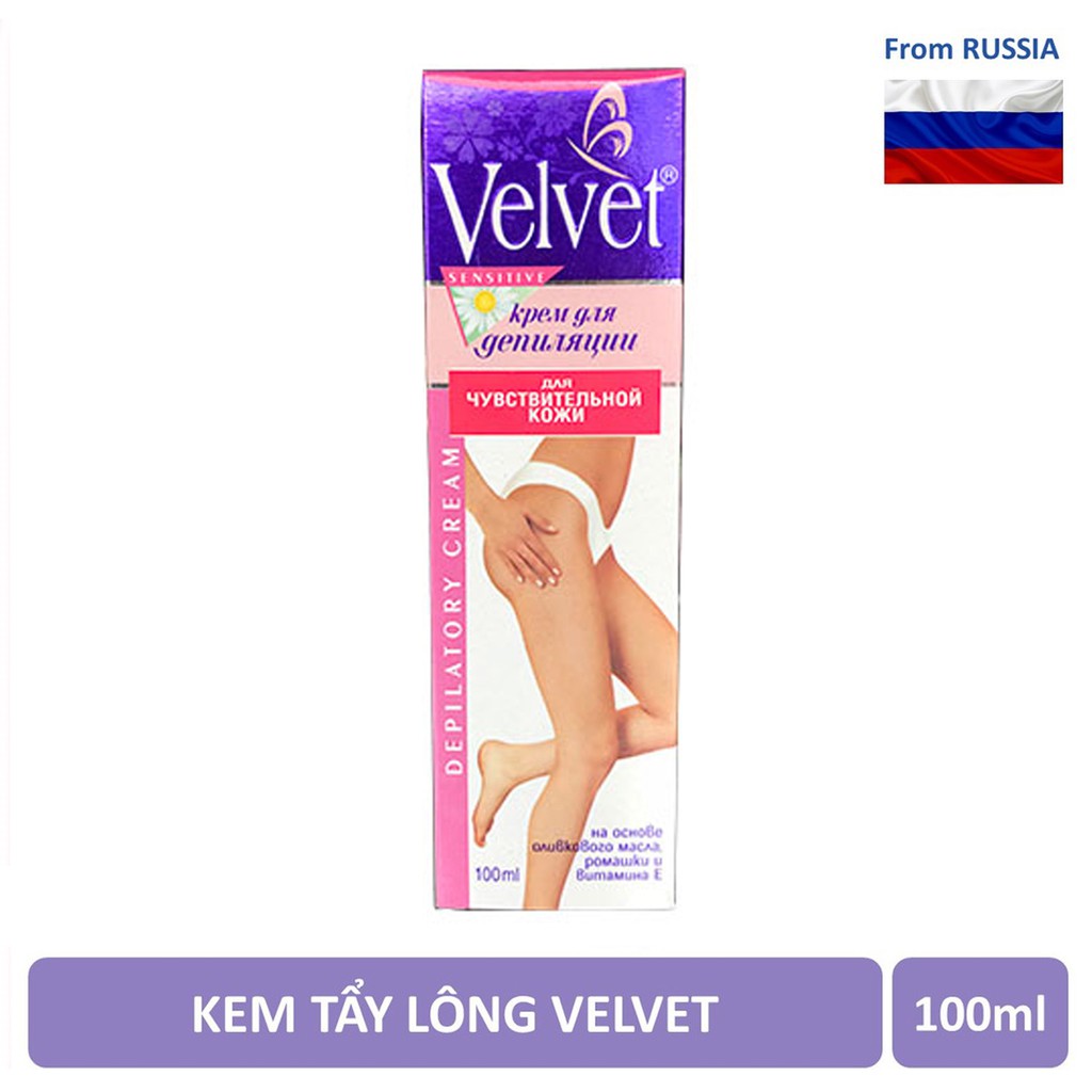 KEM TẨY LÔNG VELVET DEPILATORY CREAM 100ML