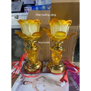 Đèn Thờ Thuỷ Tinh Pha Lê Cao Cấp ( 2 chiếc )