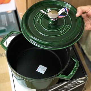 Nồi gang STAUB COCOTTE Xanh Húng Quế (Size 24CM)