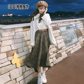 Chân Váy Caro Xoè Kiểu Hàn Quốc