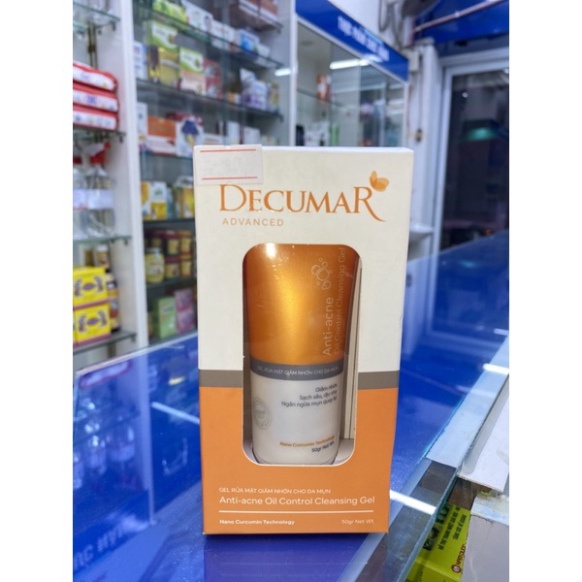 [Chính hãng] Sữa rửa mặt dạng Gel Decumar Advanced - 100gr kiểm soát nhơn mụn hoàn toàn mới