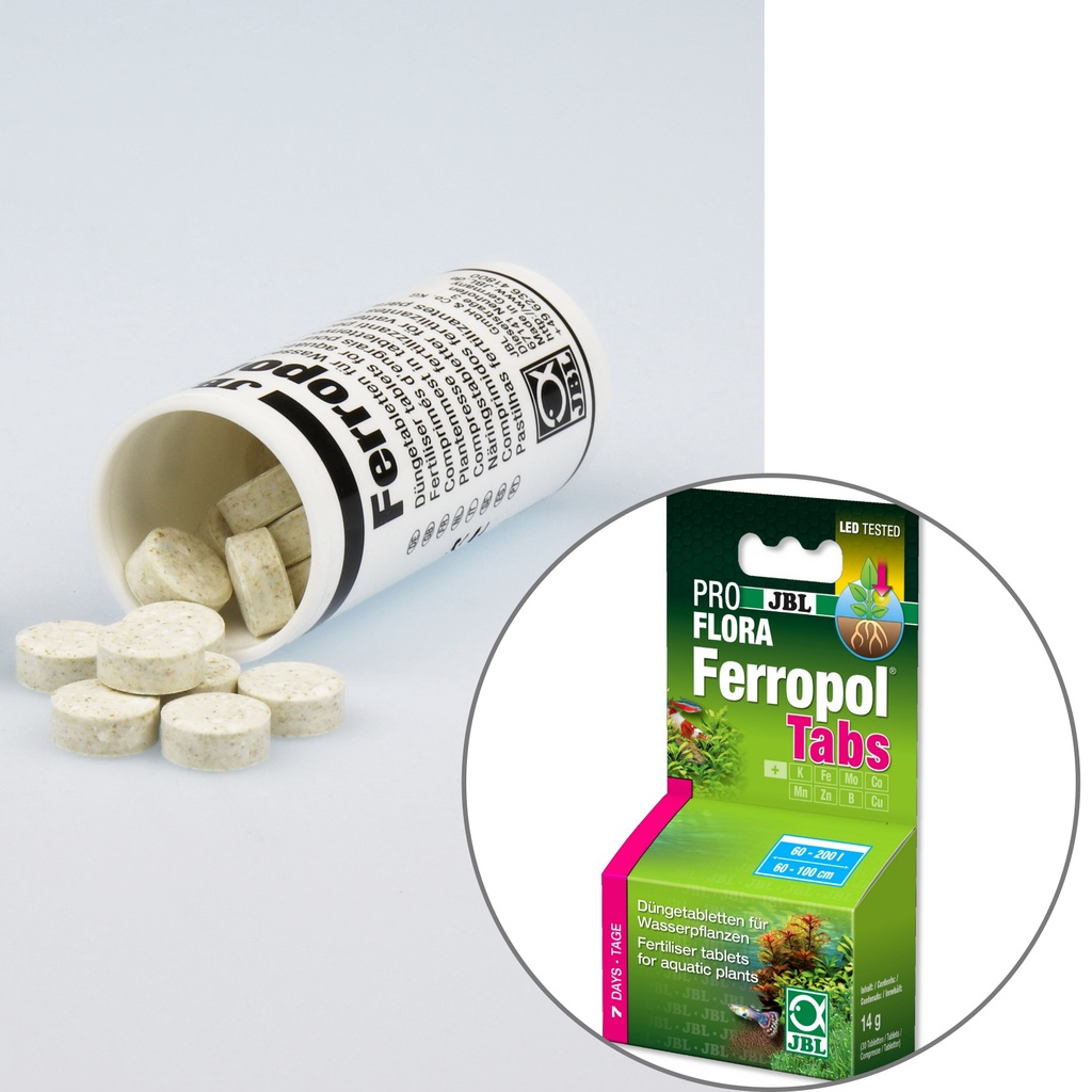 JBL - Ferropol Tabs  | Phân Bón Tổng Hợp Dạng Viên Nén Tiện Lợi - Cung Cấp Đầy Đủ Dưỡng Chất Cho Cây Thuỷ Sinh