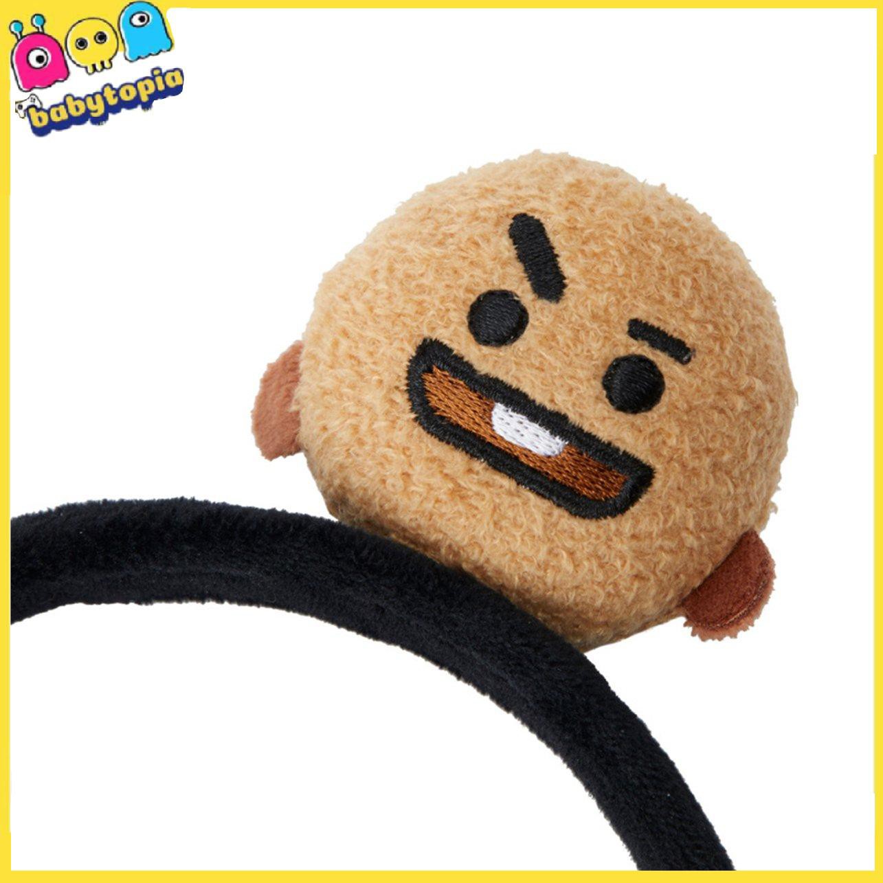 Băng Đô Cài Tóc Phối Sừng Hình Linh Vật BT21 Nhồi Bông Cho Người Hâm Mộ