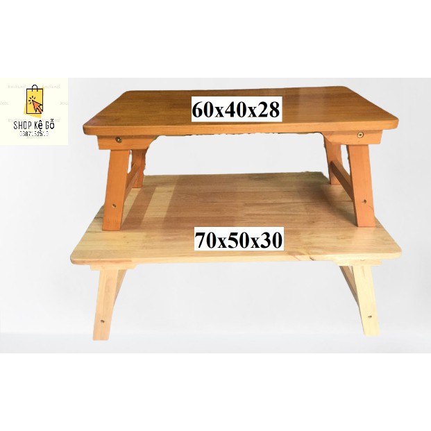 Bàn Gỗ Chân Thang Ngang 90cm Dài 60cm Cao 30cm Chất Liệu Cao Su