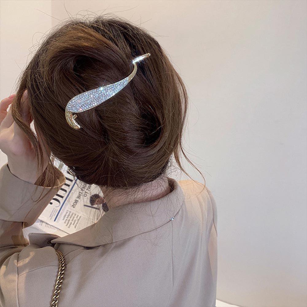 Kẹp Tóc Họa Tiết Hình Học Phong Cách Vintage Cho Nữ