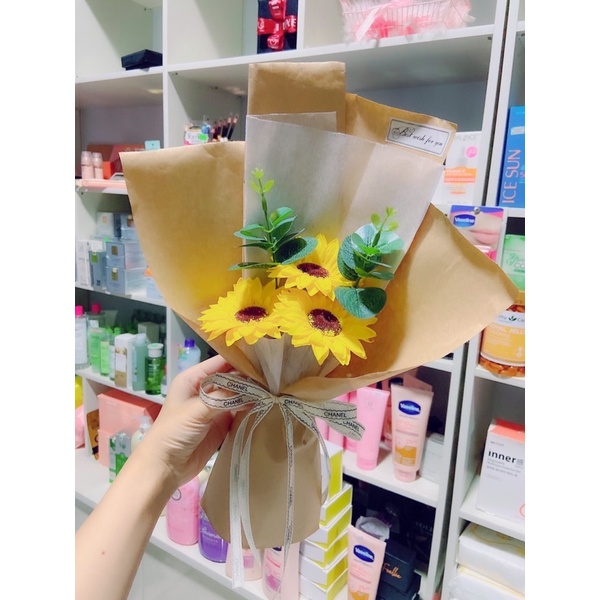 Bó hoa hướng dương 3 bông