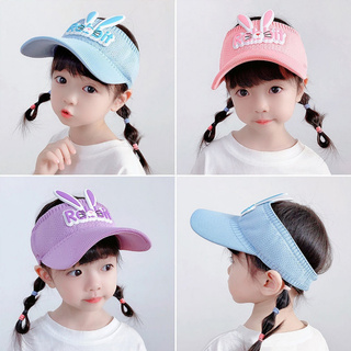 Mũ hở chóp chống tia cực tím chống nắng hình thỏ đáng yêu cho bé gái